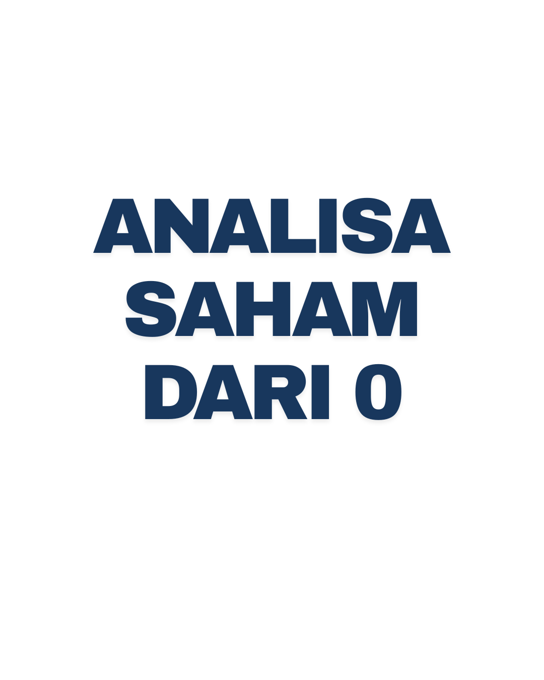 Kelas analisa saham 4 hari